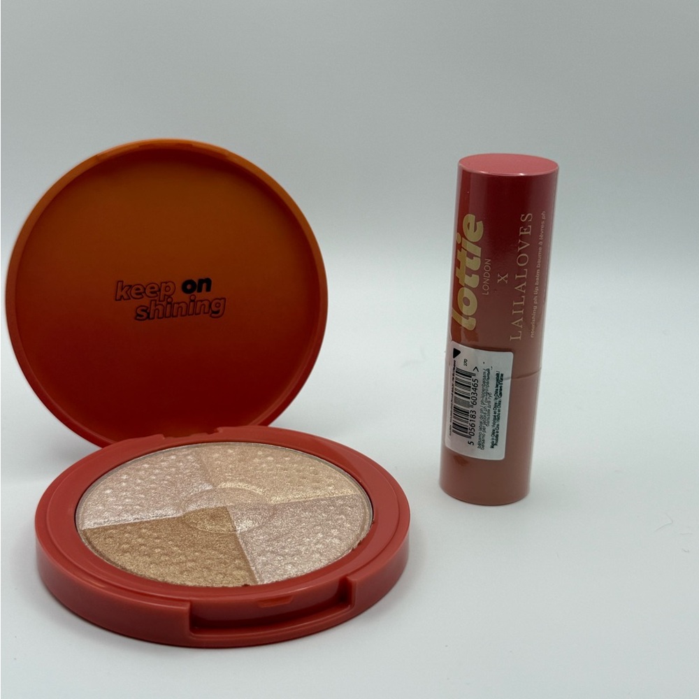 Lottie London x Laila Loves Limited Edition Highlighter and PH Reactive Lip Balm